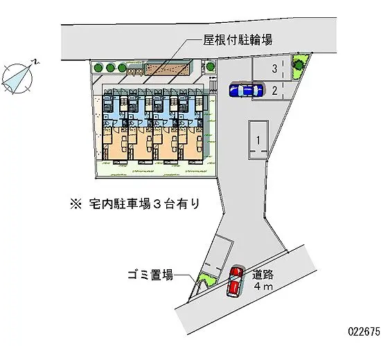 ★手数料０円★八王子市大塚　月極駐車場（LP）